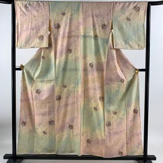 小紋 身丈155cm 裄丈64.5cm 正絹 秀品 【中古】(着物)