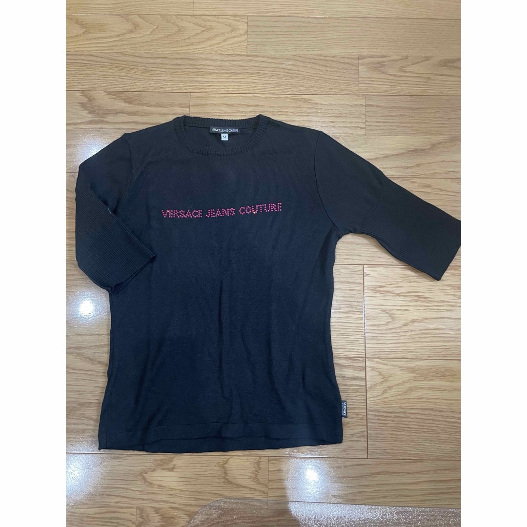 Gianni Versace(ジャンニヴェルサーチ)のヴェルサーチ　サマーニット　Tシャツ レディースのトップス(Tシャツ(半袖/袖なし))の商品写真