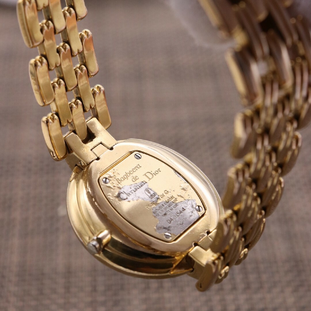 Christian Dior(クリスチャンディオール)の正規品【新品電池】ChristianDior バギラ/D47-154-4 動作品 レディースのファッション小物(腕時計)の商品写真