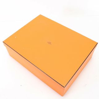 美品 エルメス 保存箱 保管 箱 39cm×52cm ボックス 収納 オレンジ バッグ バーキン ケリー など MPM Y6-7