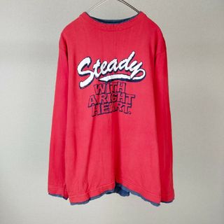 ヴィンテージ(VINTAGE)の90s ストリート　hiphop 長袖　ロンt Y2K 古着　ナード系(Tシャツ/カットソー(七分/長袖))