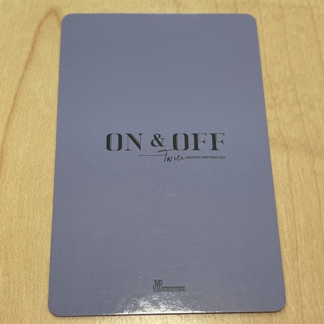 TWICE(トゥワイス)のTWICE 「ON&OFF」 トレカ ジョンヨン　公式 エンタメ/ホビーのCD(K-POP/アジア)の商品写真