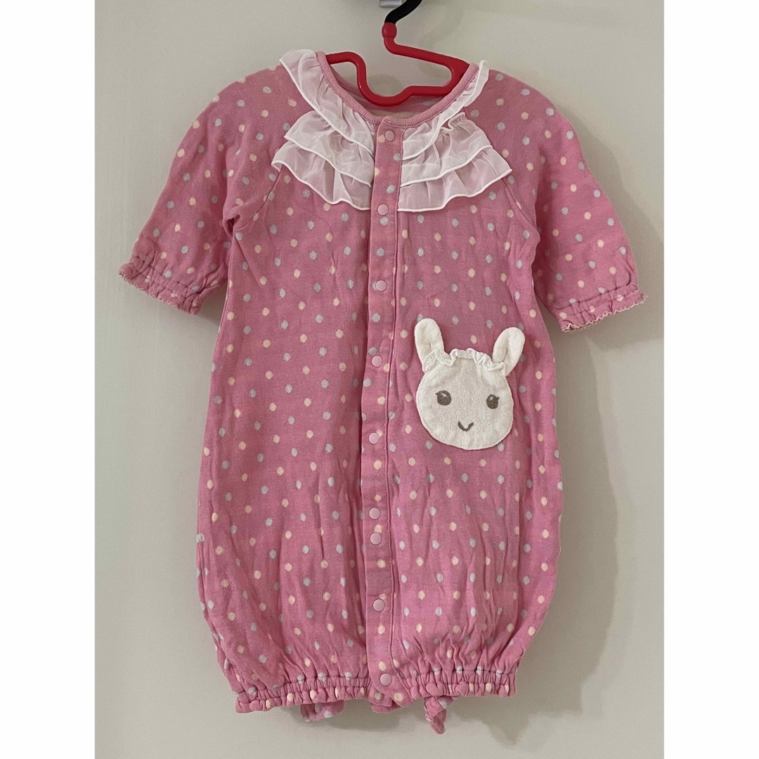 クーラクール♡２ＷＡＹオール (50〜70cm)  キッズ/ベビー/マタニティのベビー服(~85cm)(ロンパース)の商品写真