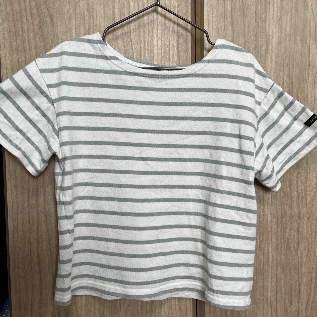 futafuta(フタフタ)のフタフタ　ボーダー半袖Tシャツ　120 キッズ/ベビー/マタニティのキッズ服男の子用(90cm~)(Tシャツ/カットソー)の商品写真