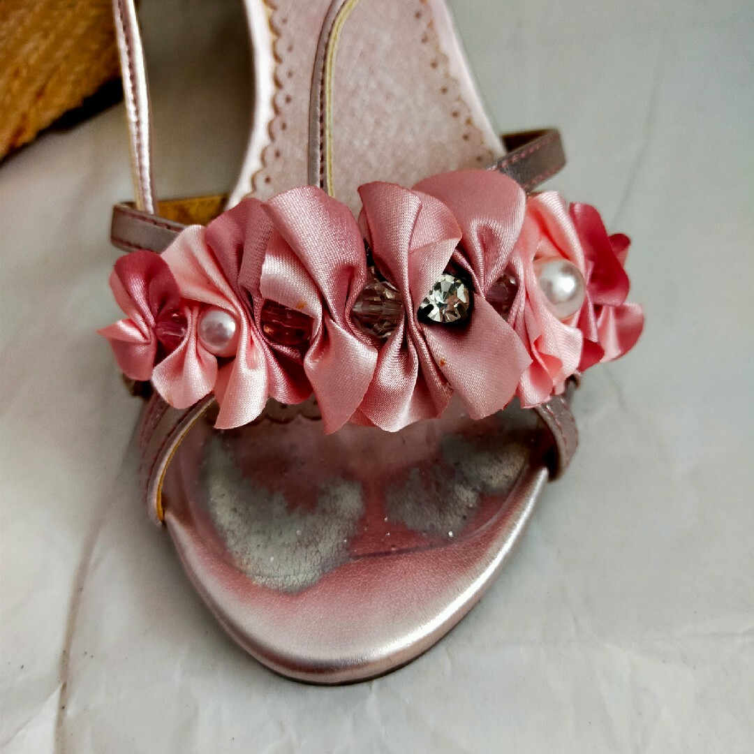 JELLY BEANS(ジェリービーンズ)のジェリービーンズ　ピンク　サンダル レディースの靴/シューズ(サンダル)の商品写真