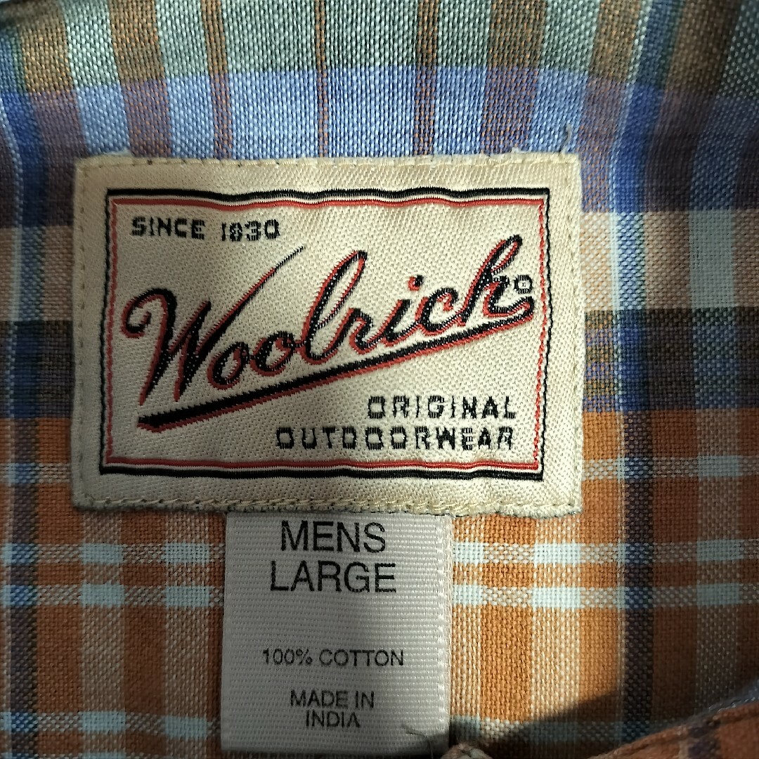 WOOLRICH(ウールリッチ)の【C182】Woolrich 90s USA古着 マドラスチェック半袖シャツ メンズのトップス(シャツ)の商品写真