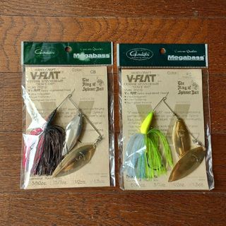 メガバス(Megabass)のNo.3 Megabass V-FLAT 1.3oz ２個セット(ルアー用品)