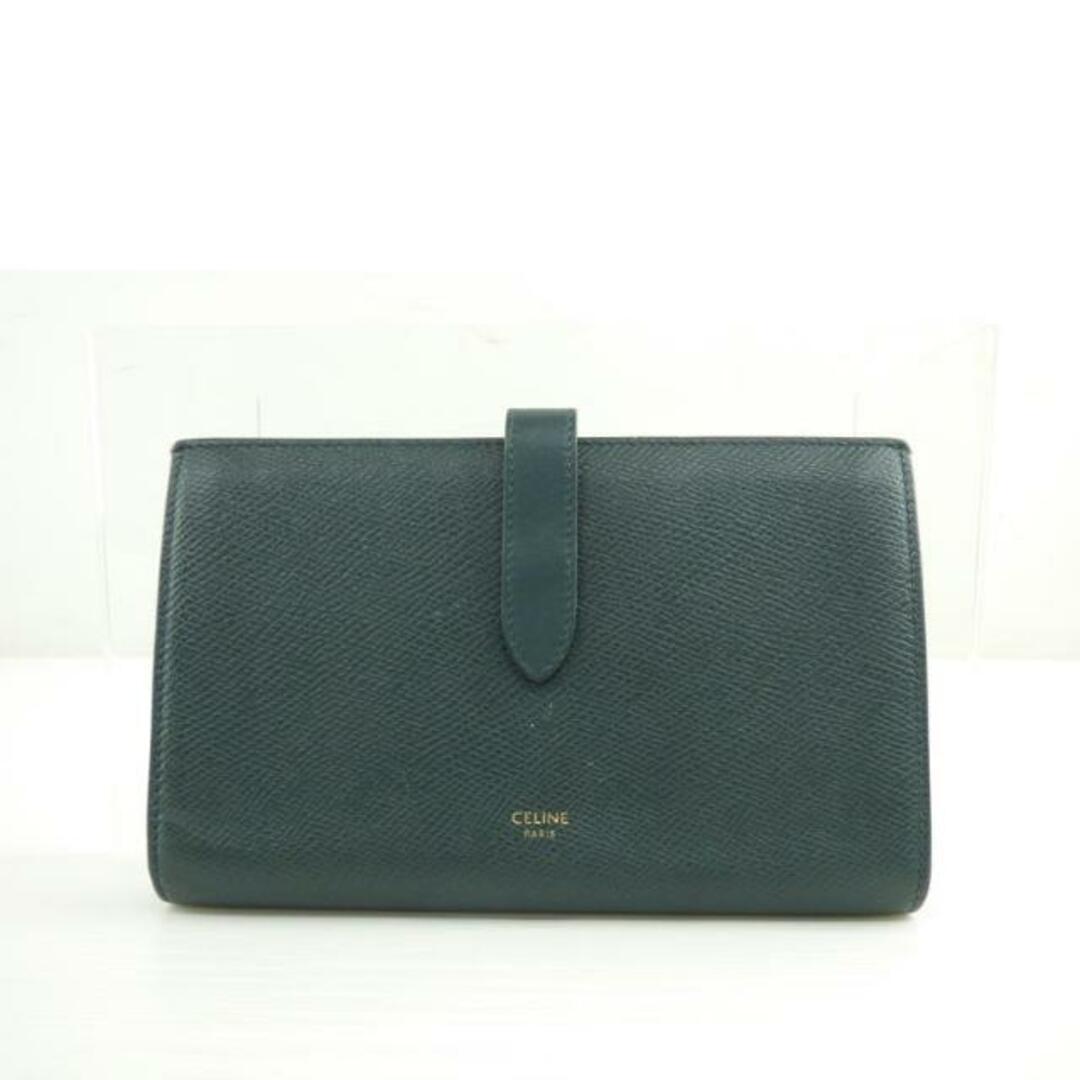 celine(セリーヌ)のCELINE セリーヌ/ラージストラップ 2つ折り財布/10B633/Bランク/64【中古】 レディースのファッション小物(財布)の商品写真