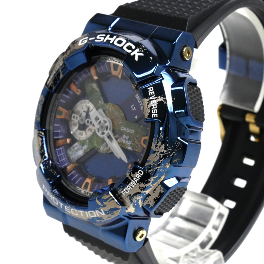 CASIO(カシオ)のCASIO カシオ G-SHOCK 地球モチーフ 腕時計 電池式 GM-110EARTH-1AJR メンズ【中古】【美品】 メンズの時計(腕時計(アナログ))の商品写真