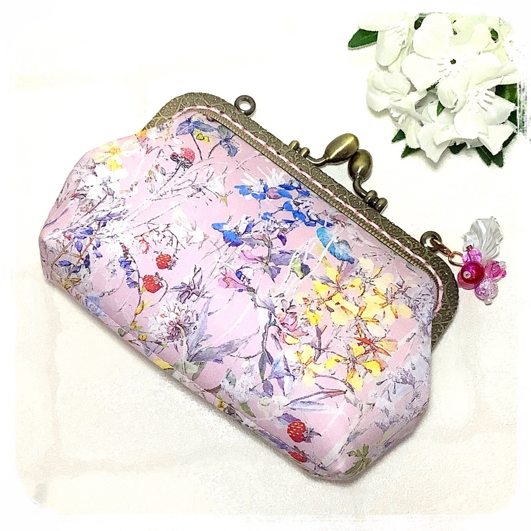 LIBERTY.(リバティ)の❁ Wild Flowers ワイルド・フラワーズ❁ ハンドメイド ハンドメイドのファッション小物(ポーチ)の商品写真