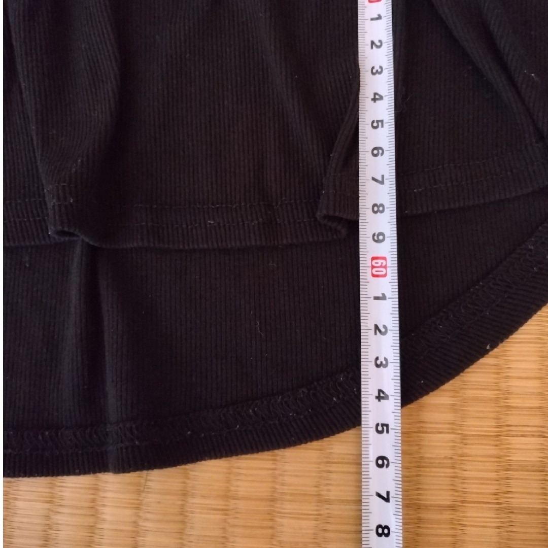 長袖　黒　レディース レディースのトップス(カットソー(長袖/七分))の商品写真