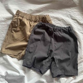 【新品2着】無印良品 乾きやすいハーフパンツ 