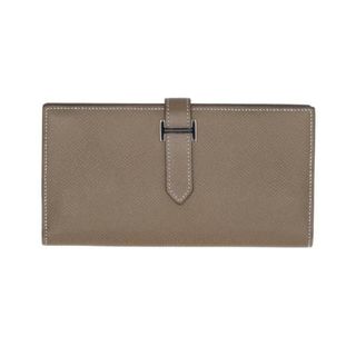 エルメス(Hermes)の<br>HERMES  エルメス/ベアンスフレ/ヴォーエプソン/エトゥープ/Y B*******/Aランク/75【中古】(財布)