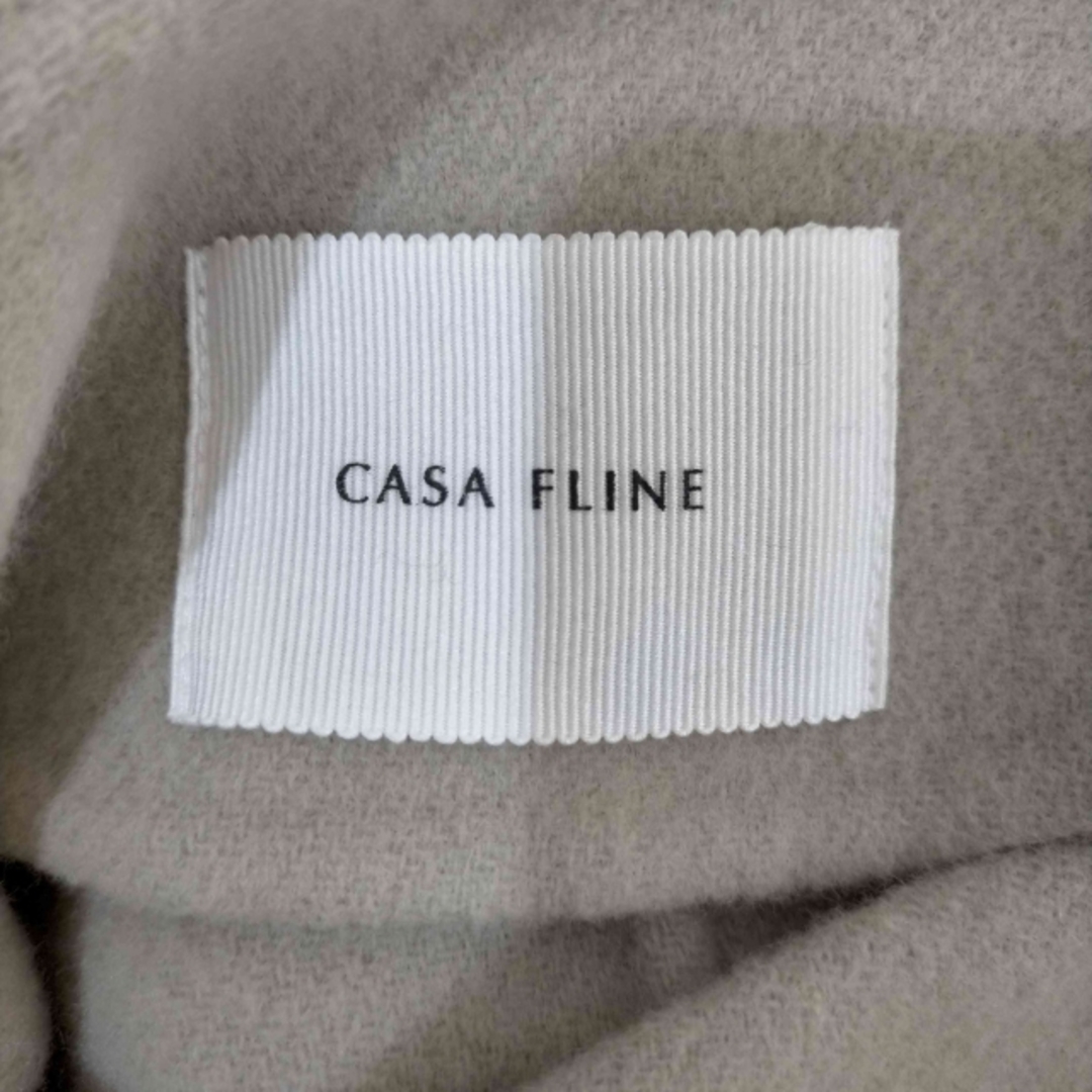 CASA FLINE(カーサフライン)のCASA FLINE(カーサフライン) ストール付きダブルブレストロングコート レディースのジャケット/アウター(その他)の商品写真