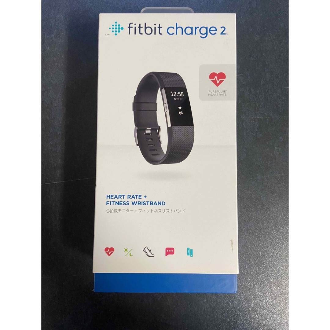 Fitbit CHARGE2 ブラック S メンズの時計(腕時計(デジタル))の商品写真