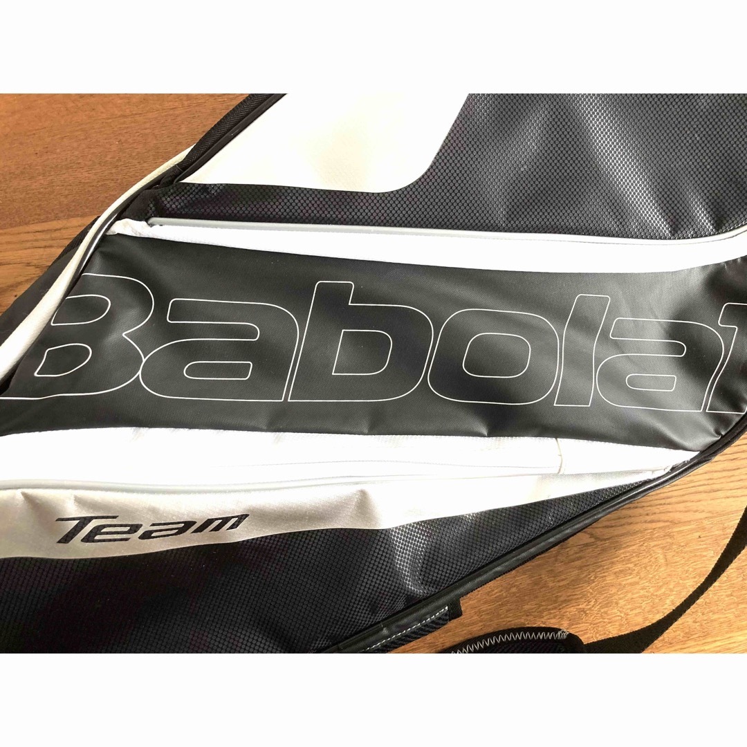 Babolat(バボラ)の【希少】バボラ『バボラチーム』テニスラケットバッグ／リュック／ラケットケース／黒 スポーツ/アウトドアのテニス(バッグ)の商品写真