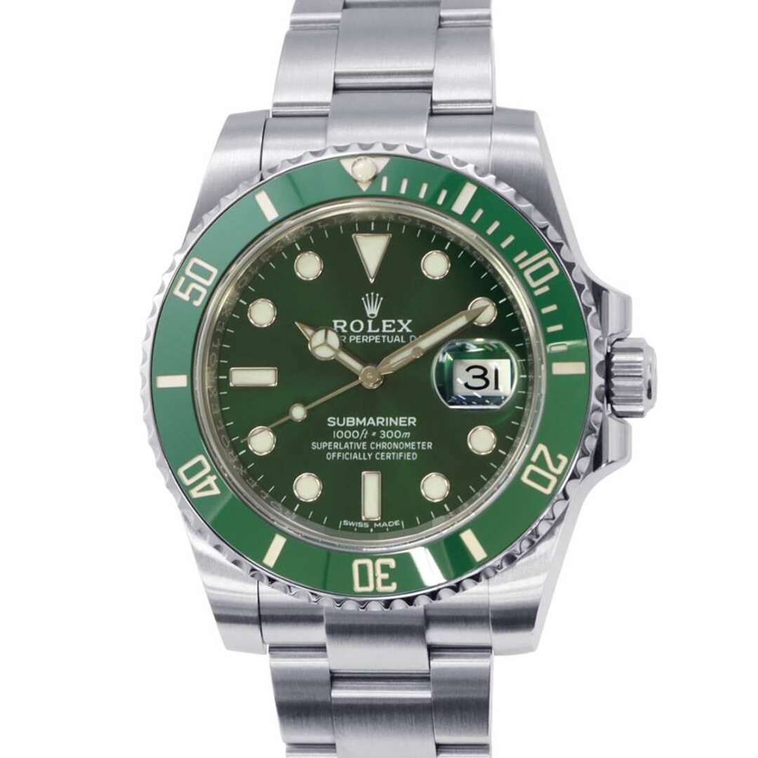 ROLEX(ロレックス)のロレックス サブマリーナ デイト  116610LV ROLEX グリーン文字盤 メンズの時計(腕時計(アナログ))の商品写真