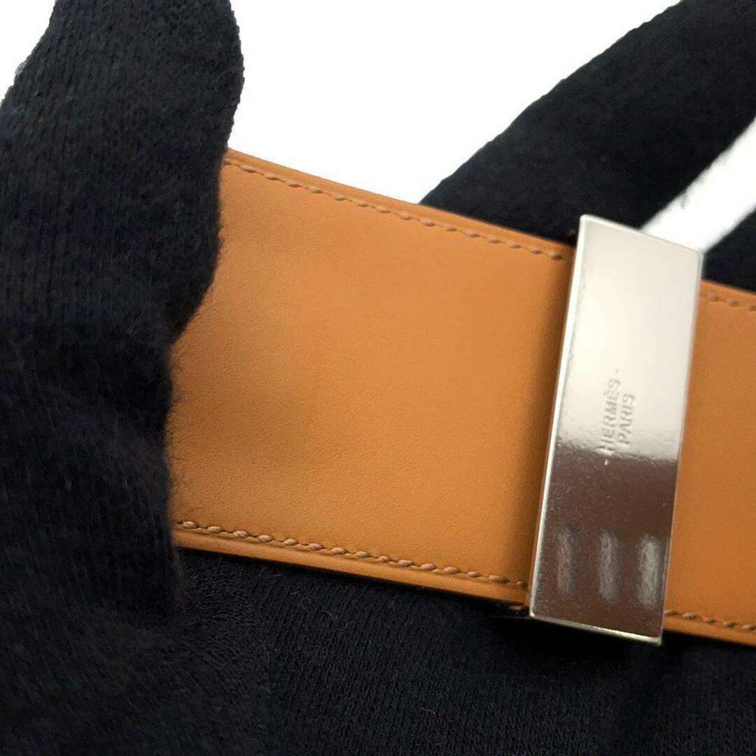 Hermes(エルメス)のエルメス ブレスレット コリエ・ド・シアン ローズ・ポップ/シルバー金具 シェブルミゾル/スイフト サイズT2  ソルド品 レディースのアクセサリー(ブレスレット/バングル)の商品写真