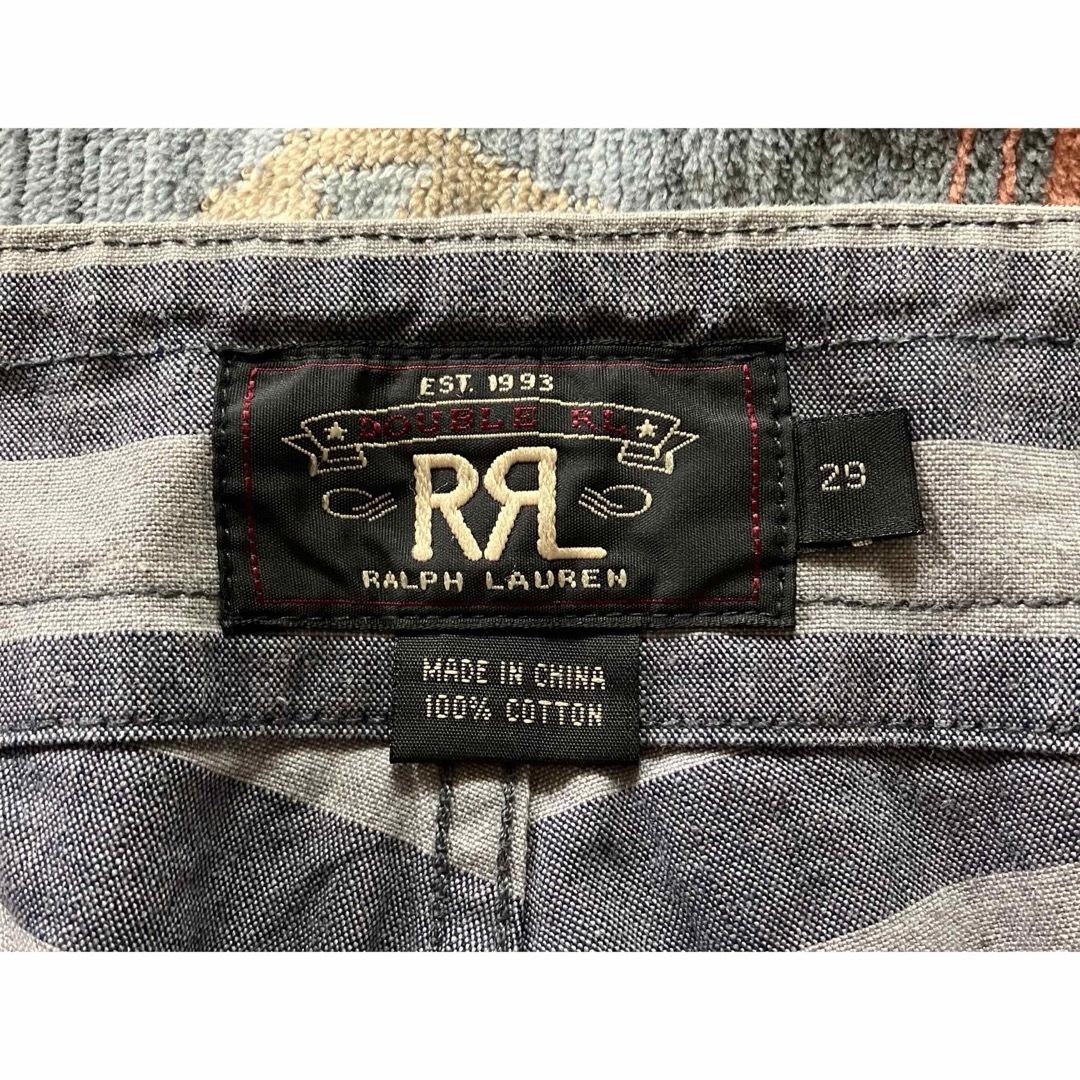 RRL(ダブルアールエル)の【美品】RRL ダブルアールエル W29 ワイドボーダー ショーツ パンツ メンズのパンツ(ショートパンツ)の商品写真