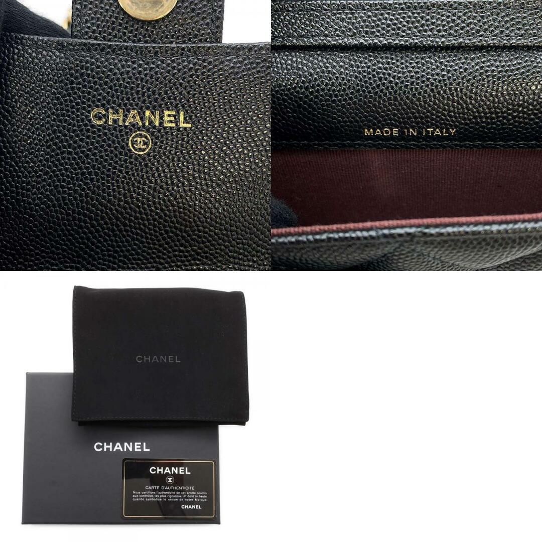 CHANEL(シャネル)のシャネル チェーンショルダーバッグ ココマーク マトラッセ キャビアスキン AP2727 CHANEL ポシェット 黒 レディースのバッグ(ショルダーバッグ)の商品写真