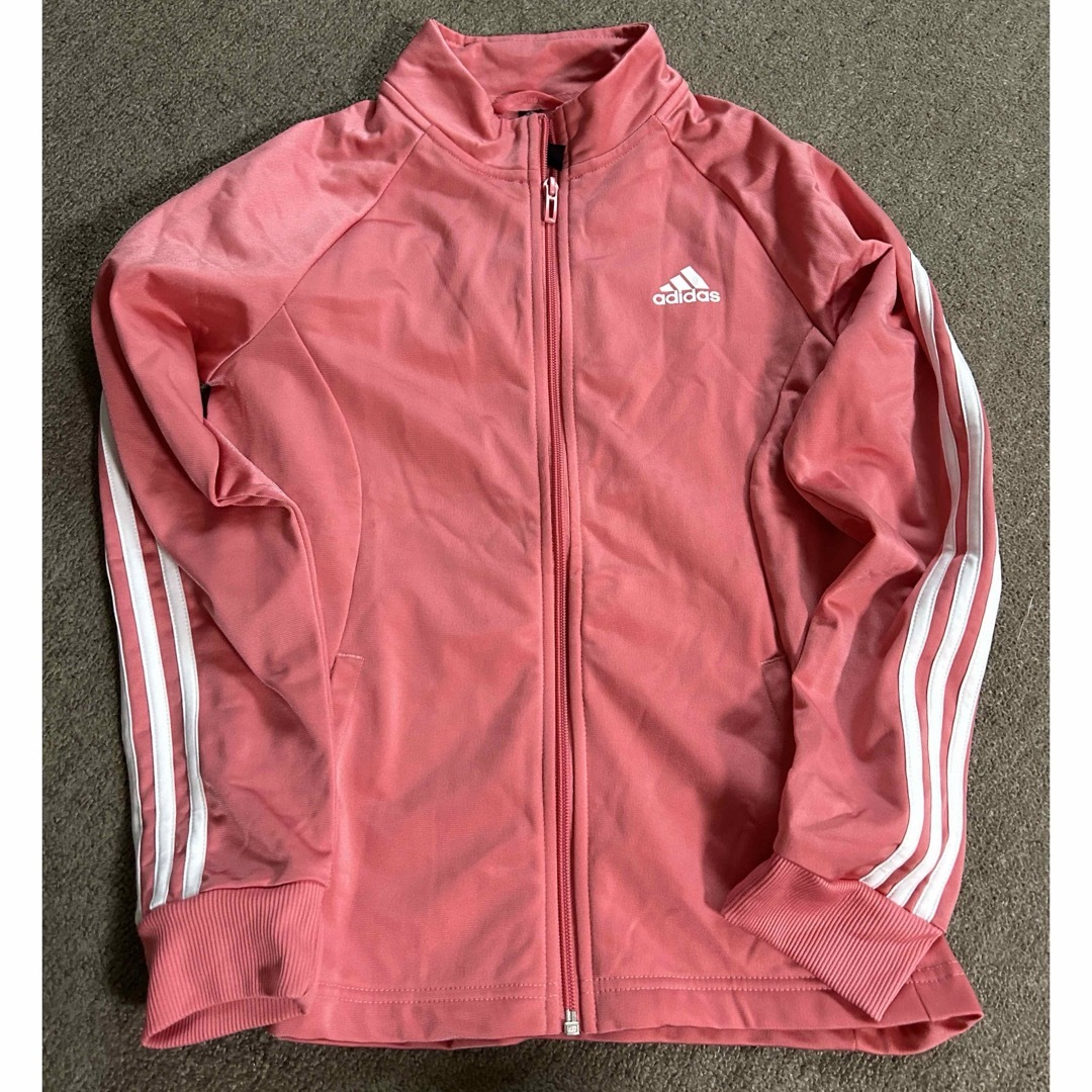 adidas(アディダス)のアディダス　ジャージ上下セット　160 キッズ/ベビー/マタニティのキッズ服女の子用(90cm~)(ジャケット/上着)の商品写真