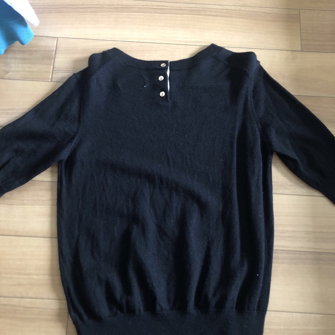 大草直子さんコラボ　ウール半袖ニット レディースのトップス(ニット/セーター)の商品写真