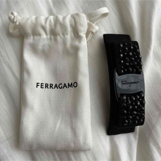 Ferragamo フェラガモ バレッタ ブラック 黒