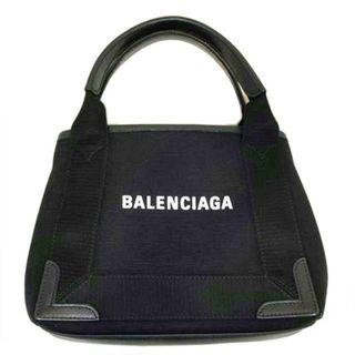 バレンシアガ(Balenciaga)の<br>BALENCIAGA バレンシアガ/ネイビーカバスXS/キャンバスミニトート/ポーチ付/390346/Aランク/92【中古】(トートバッグ)