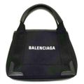 BALENCIAGA バレンシアガ/ネイビーカバスXS/キャンバスミニトート/ポ