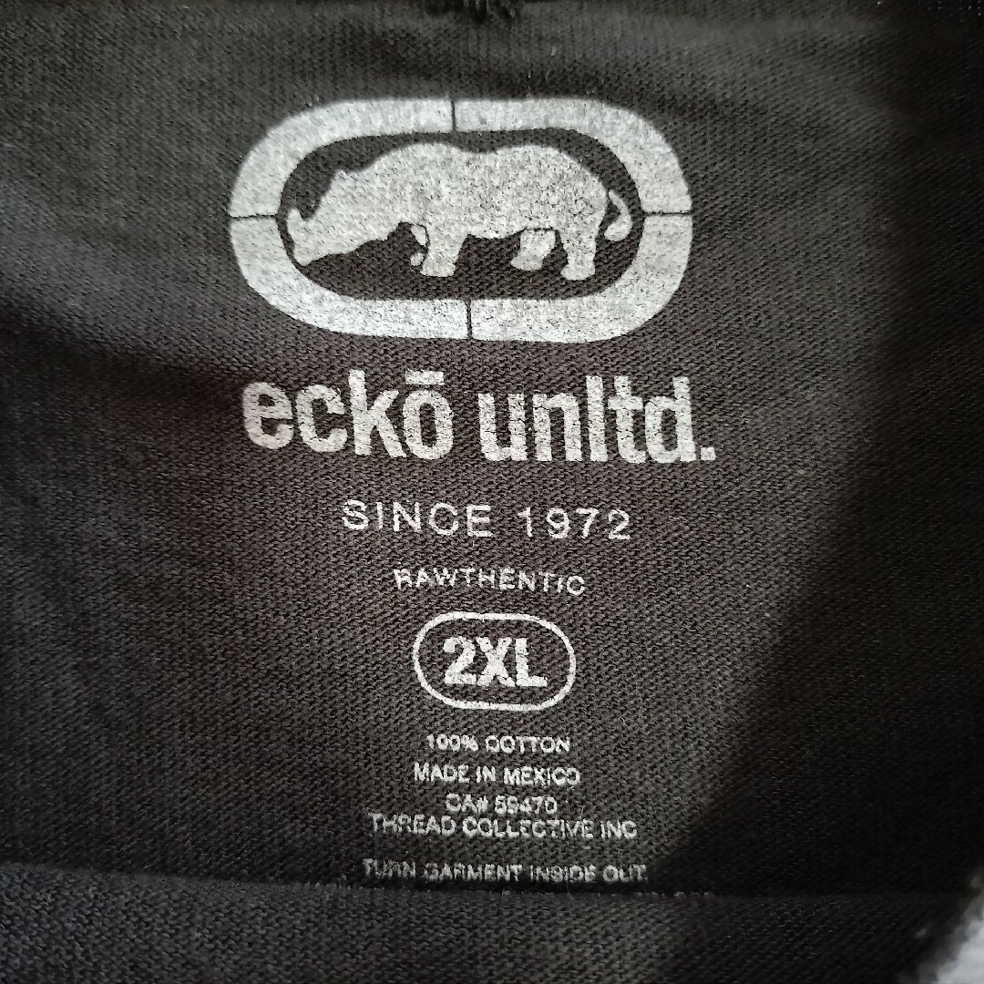 ECKO UNLTD(エコーアンリミテッド)の【T281】エコーアンリミテッド NYC 大判プリント USA古着 半袖tシャツ レディースのトップス(Tシャツ(半袖/袖なし))の商品写真