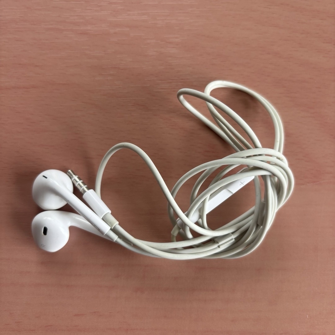 Apple(アップル)のApple純正　有線イヤホン　EarPods スマホ/家電/カメラのスマホアクセサリー(ストラップ/イヤホンジャック)の商品写真