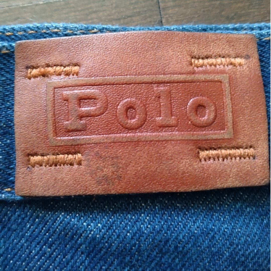 POLO RALPH LAUREN(ポロラルフローレン)のポロ ラルフローレン　デニムスカート　スリット レディースのスカート(ひざ丈スカート)の商品写真