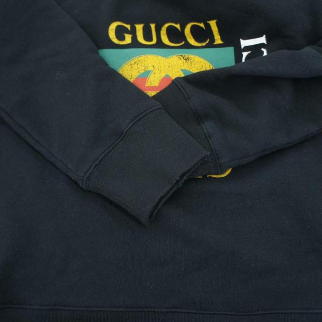 Gucci(グッチ)の<br>GUCCI グッチ/オールドロゴプリントスウェットパーカー サイズXS/454585-X5J57/Aランク/37【中古】 メンズのトップス(パーカー)の商品写真