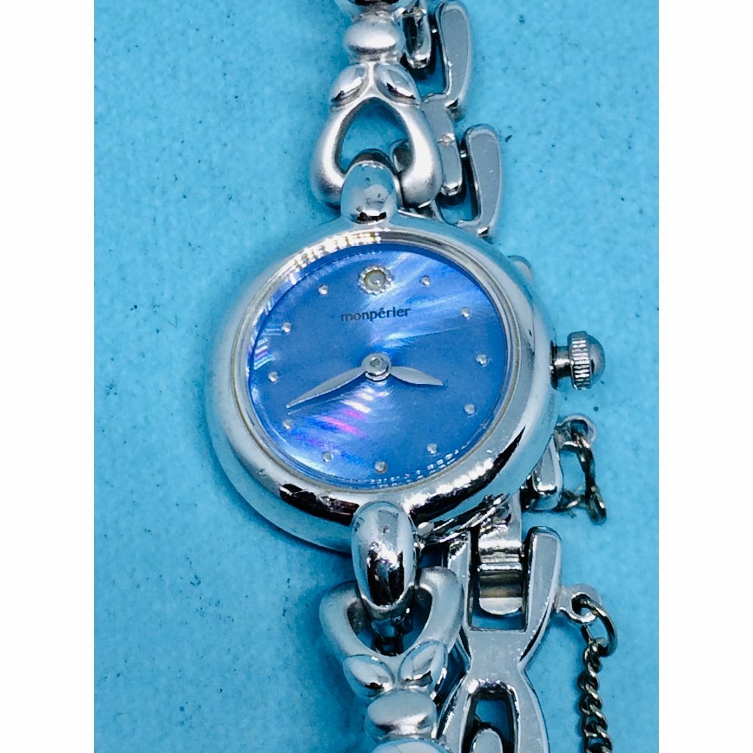 RICOH(リコー)のF30）シックな(*'▽')リコーモンペリエ電池交換シルバーブレスウォッチ レディースのファッション小物(腕時計)の商品写真