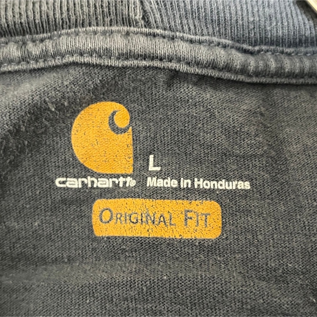 carhartt(カーハート)の【カーハート】半袖Tシャツ　胸ポケット　ワンポイントロゴ　ダークグレー42 メンズのトップス(Tシャツ/カットソー(半袖/袖なし))の商品写真