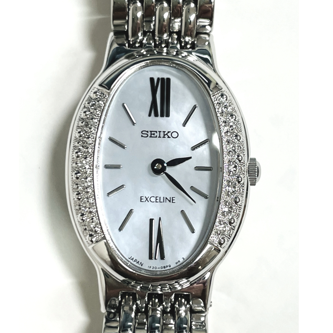 SEIKO(セイコー)の☆SEIKO EXCELINEエクセリーヌ ダイヤベゼルレディース腕時計☆ レディースのファッション小物(腕時計)の商品写真