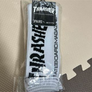 スラッシャー(THRASHER)のTHRASHER ソックス　3足組　新品(ソックス)