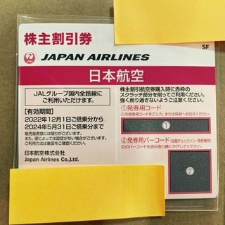 ジャル(ニホンコウクウ)(JAL(日本航空))のJAL 株主優待券【有効期限2024年5月31日】(その他)