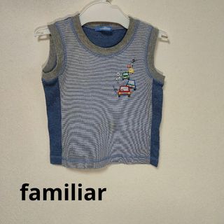 ファミリア(familiar)のfamiliar ファミリア kids キッズ タンクトップ 90(Tシャツ/カットソー)