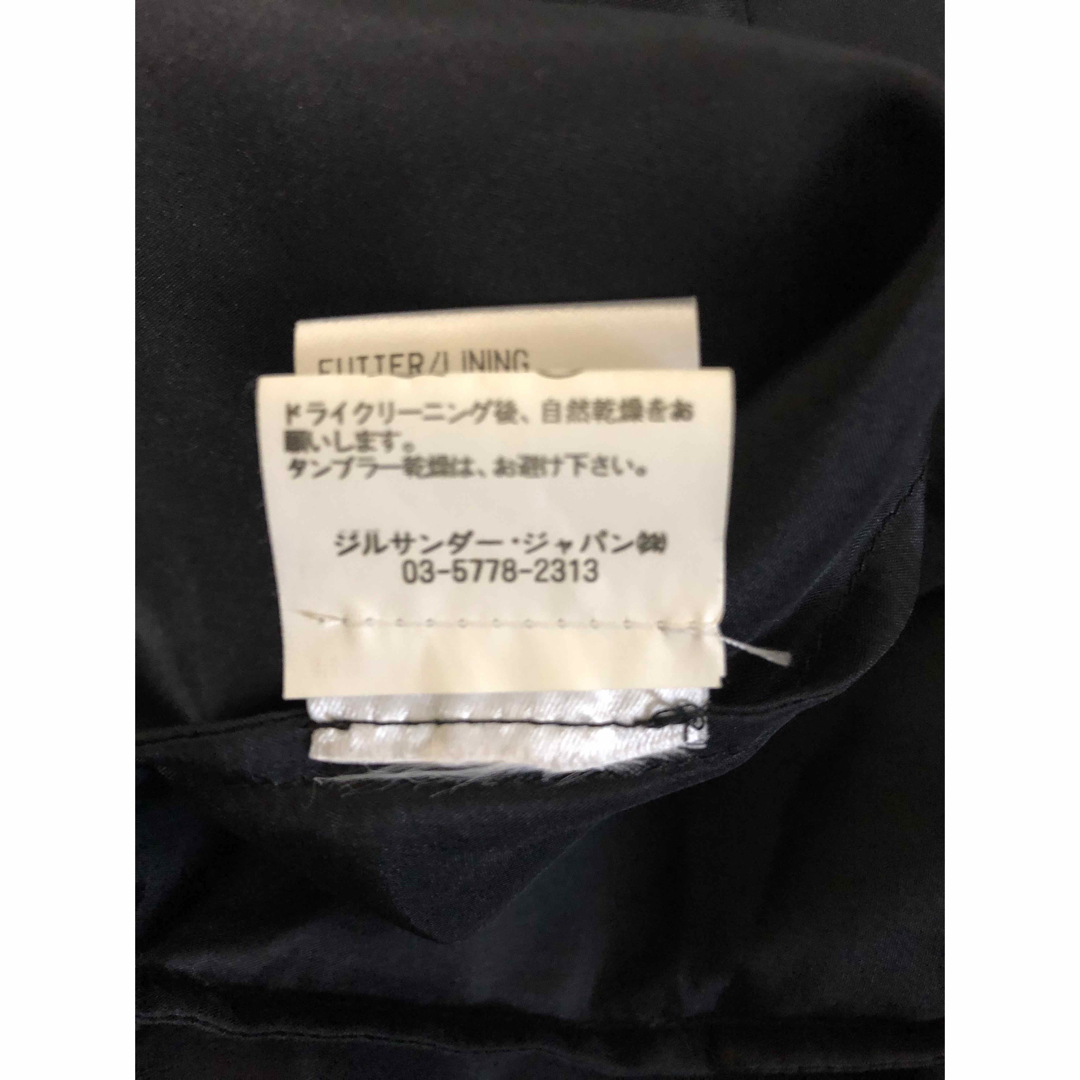 Jil Sander(ジルサンダー)のジルサンダー　シルク100% 丸首　ロング　ドレス　ワンピース レディースのワンピース(ロングワンピース/マキシワンピース)の商品写真