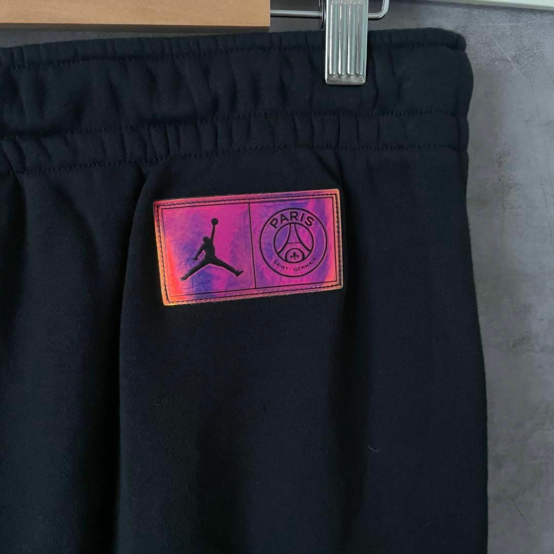 Jordan Brand（NIKE）(ジョーダン)の【人気コラボ】NIKE JORDAN  PSGスウェットパンツ古着ジャージ黒 メンズのパンツ(その他)の商品写真