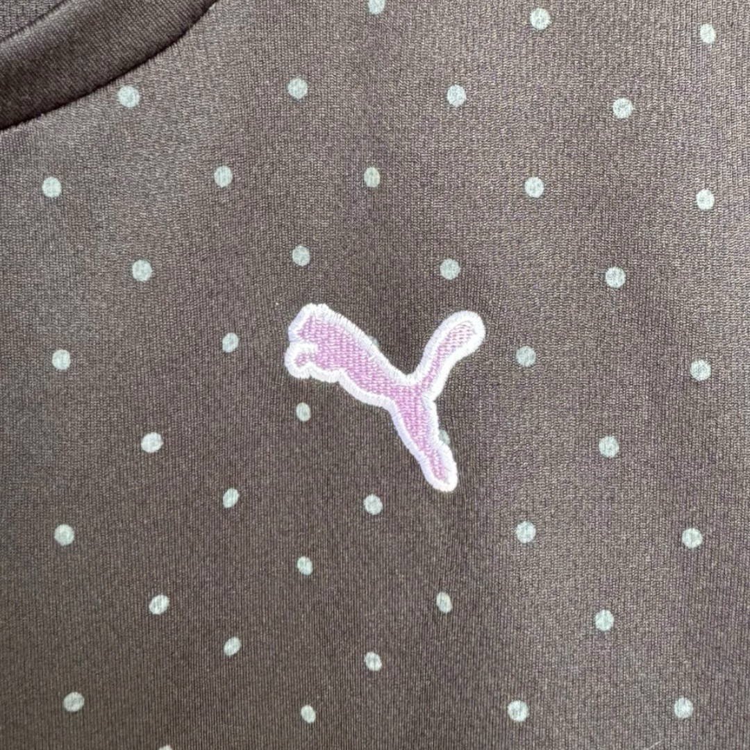 PUMA(プーマ)のPUMA プーマ Tシャツ 514219 スポーツシャツ　半袖シャツ　水玉　L レディースのトップス(Tシャツ(半袖/袖なし))の商品写真