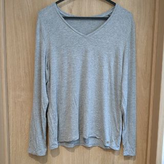 中古・Calvin Klein　ロンT/グレー　USレディースM