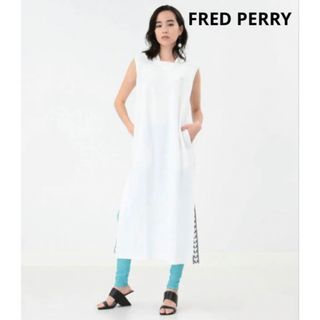 FRED PERRY - フレッドペリー×Ray BEAMS 別注ワンピース　ノースリーブ　麻