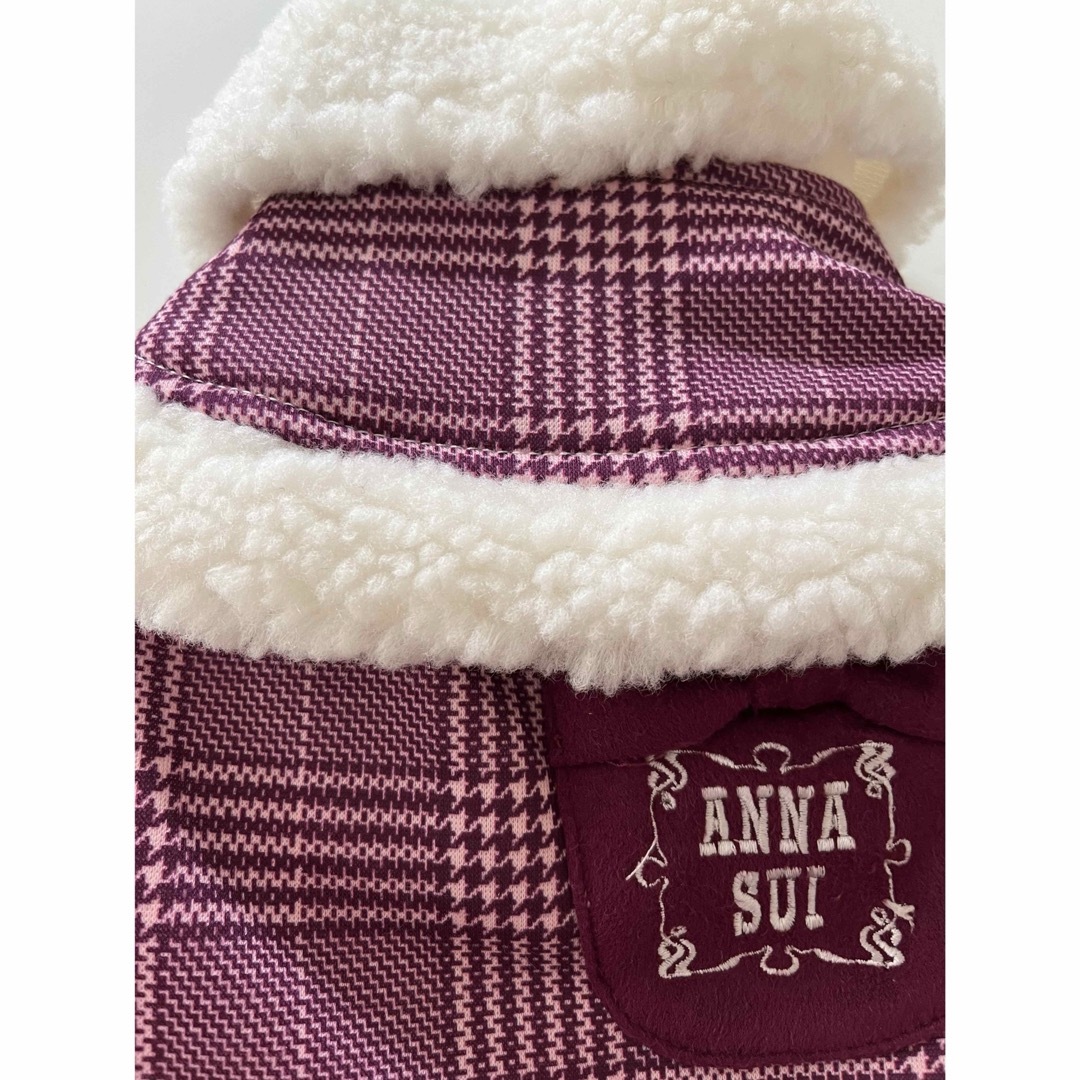 ANNA SUI(アナスイ)のANNA SUI アナスイ 犬服 チェック レッド XS その他のペット用品(犬)の商品写真