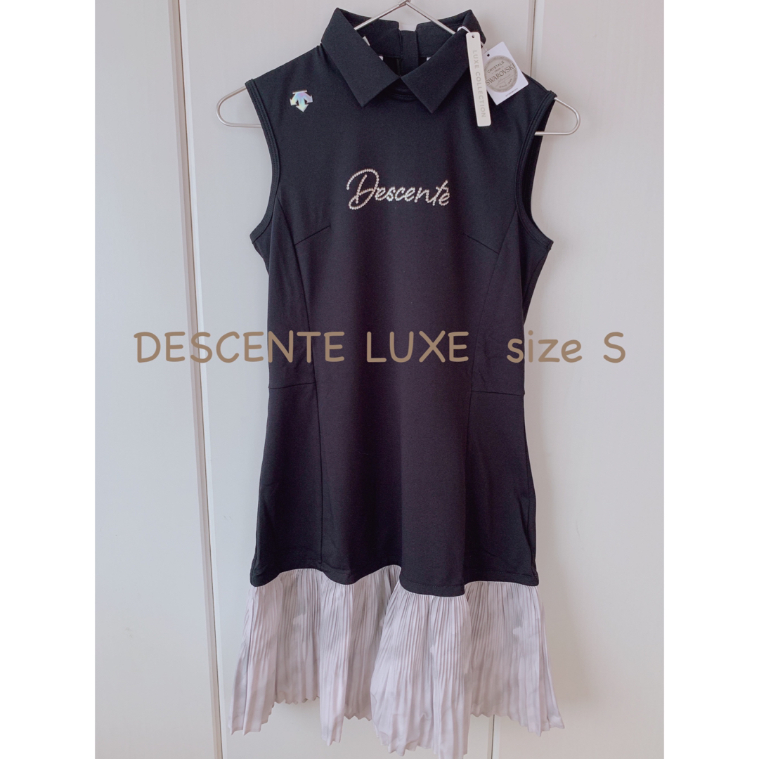 DESCENTE(デサント)のDESCENTE GOLF LUXE コレクション ワンピースsizeS スポーツ/アウトドアのゴルフ(ウエア)の商品写真