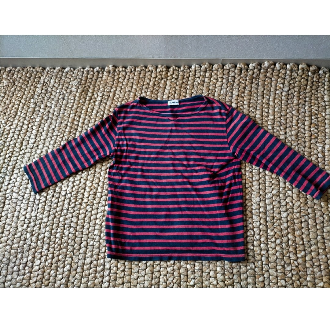 REDWOOD ボーダー七分袖 レディースのトップス(Tシャツ(長袖/七分))の商品写真