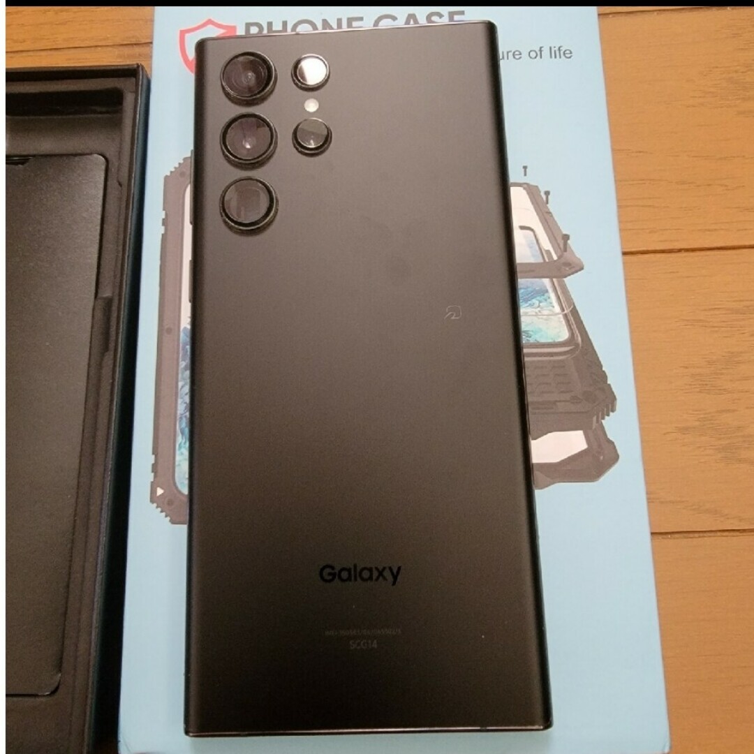 Galaxy(ギャラクシー)のgalaxy  s22 ultra au　ファントムブラック スマホ/家電/カメラのスマートフォン/携帯電話(スマートフォン本体)の商品写真