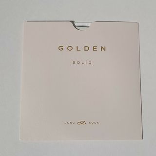 ボウダンショウネンダン(防弾少年団(BTS))のジョングク　Golden　Solid CD(K-POP/アジア)