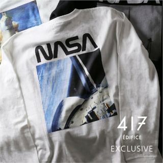 フォーワンセブンエディフィス(417 EDIFICE)の【別注】417 EDIFICE ナサ NASA ロンT 長袖Tシャツ M(Tシャツ/カットソー(七分/長袖))